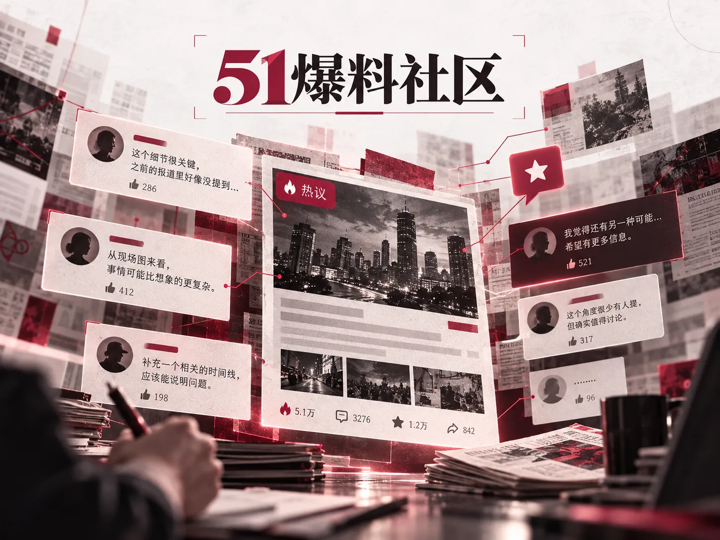 网友讨论主题配图